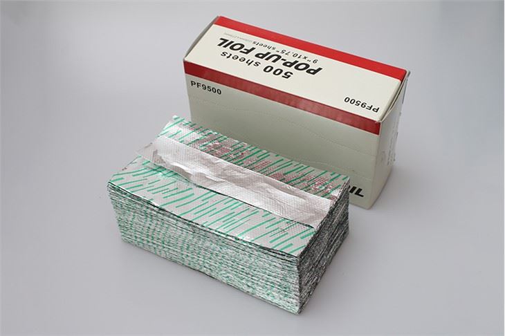 Interfold Pre-Cut Pop up Aluminum Foil Sheets - China Foil Sheets, Pop up  Foil Sheets